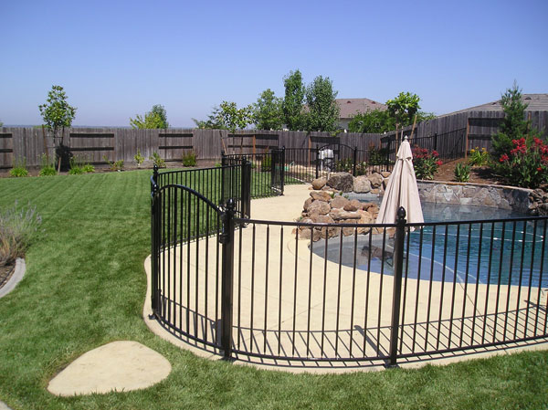 Wrought Iron Pool Fence Danville