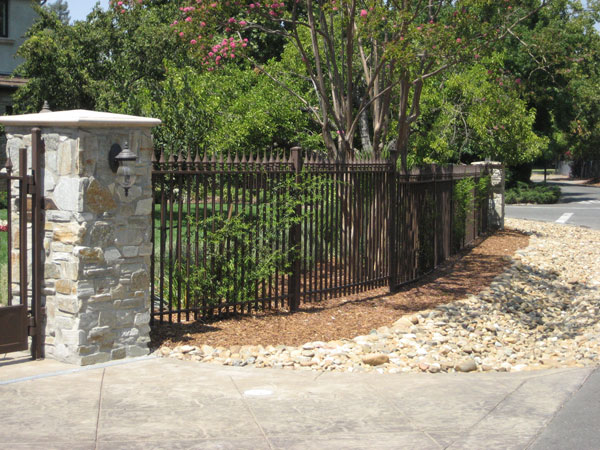 Residential Wrought Iron fence Danville
